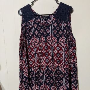 Women's boho tank top